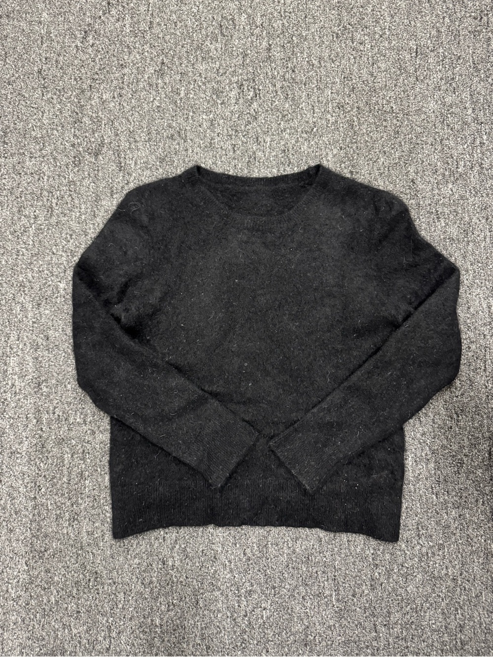 Quince Classic Black Crewneck Women's Sweater xs 100 cashmere